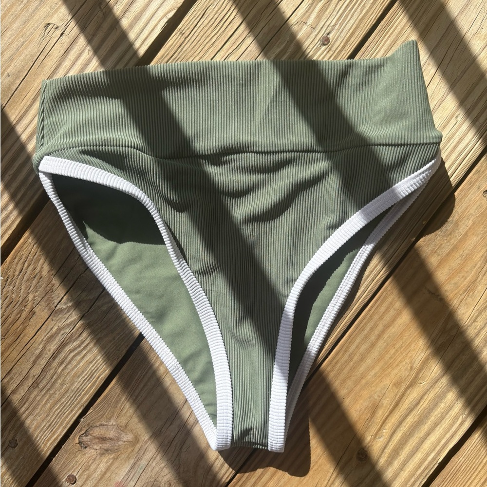 LainSnow | Sage | XS | High Rise Swim Bottom